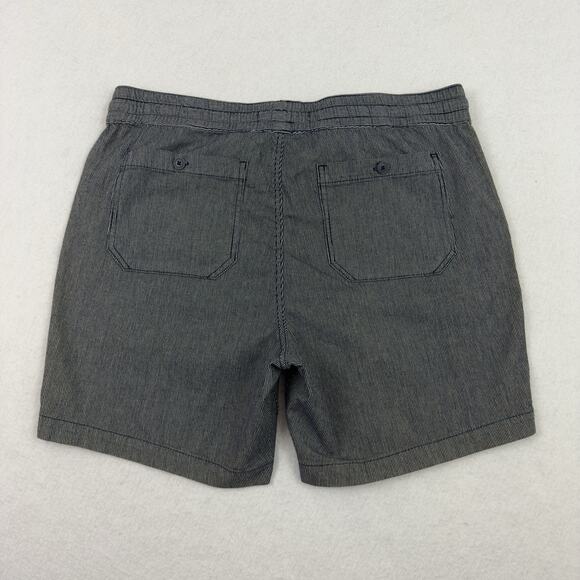 LIVERPOOL Los Angeles Mens XL The Drawstring Shorts Navy Ivory Stripe $89 - Picture 4 of 12